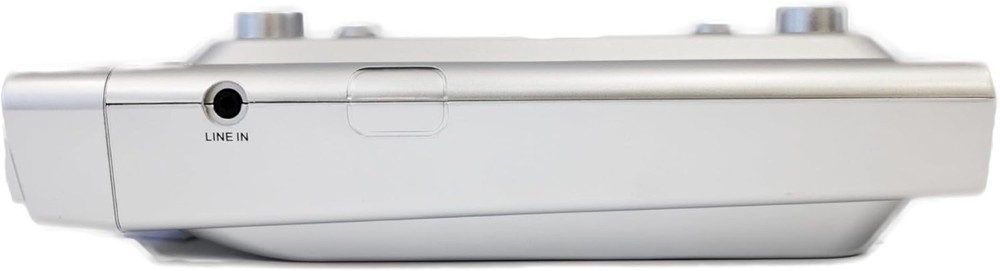 Stylish Silver Under Counter Radio and CD Player with Bluetooth & Remote Control