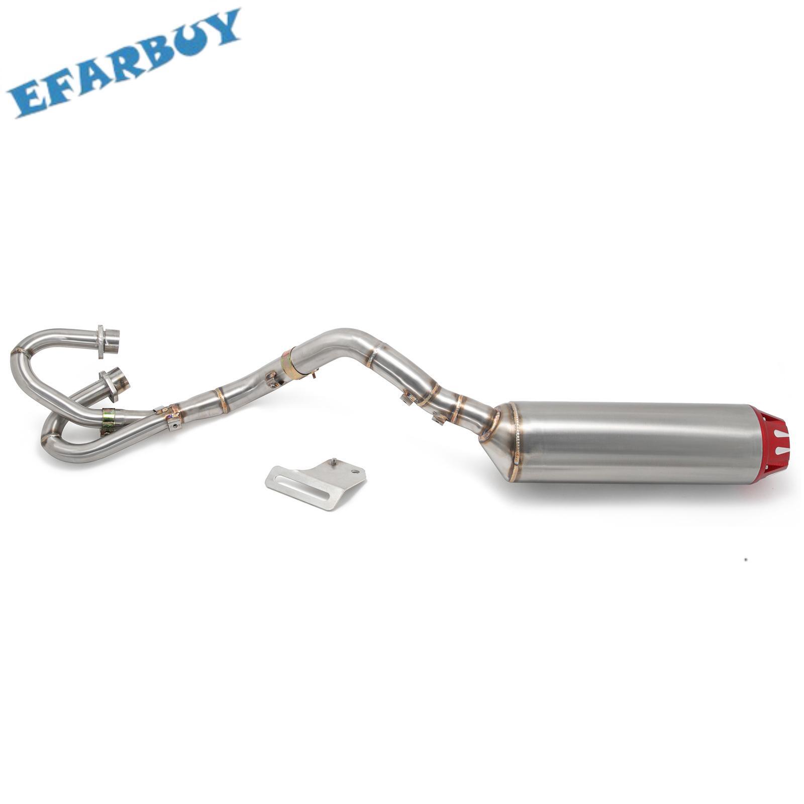 Full System Exhaust Pipe for Yamaha Raptor 700 700R YFM700RSE Aluminum Muffler