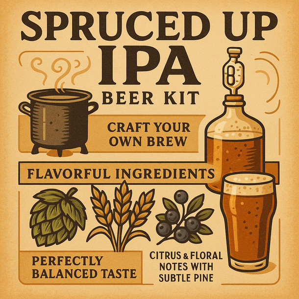 Label Peelers Spruced Up IPA Beer Kit - Extract