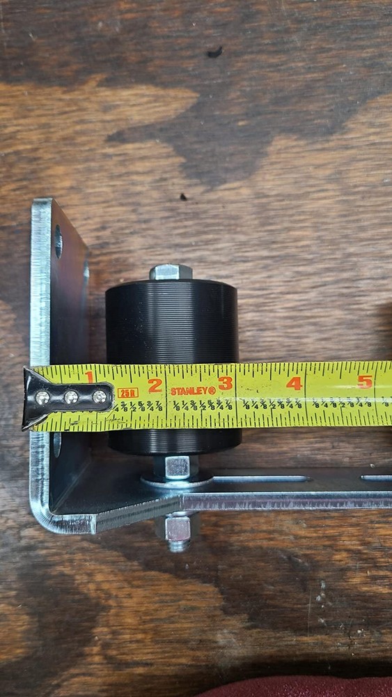 Slide Gate Guide Rollers L Rear Adjusting Bracket Mount for Sliding Rolling Gate
