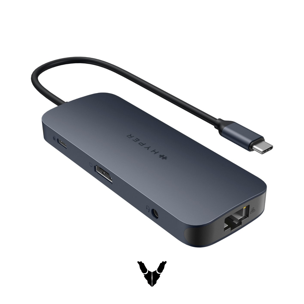 Hyper - HyperDrive Next 10 Port USB-C Hub- MacBook/PC - HD4005GL - Midnight Blue
