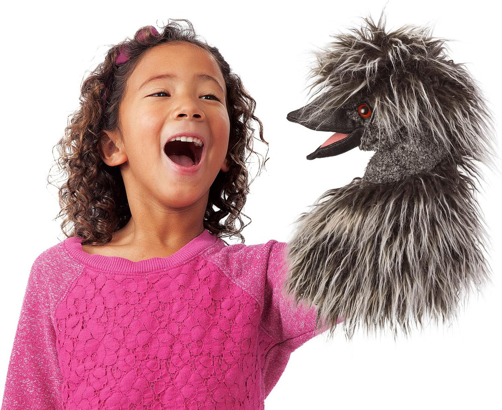 Emu Stage Puppet, Brown