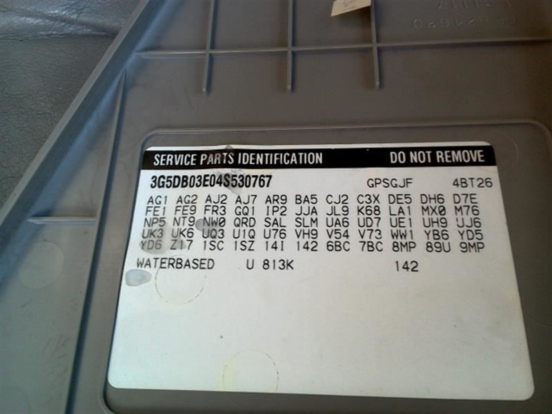 Engine ECM Electronic Control Module Fits 03-05 Aztek 3239260