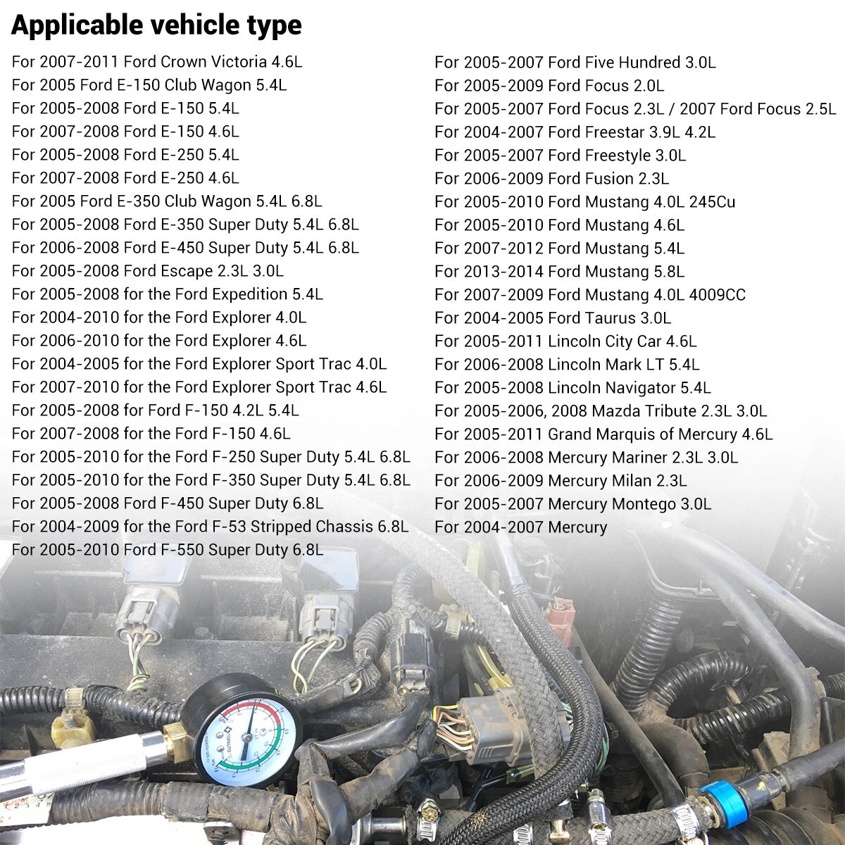 For Ford Motorcraft Fuel Injection Pressure Sensor CM-5229 3F2Z-9G756-AC USA
