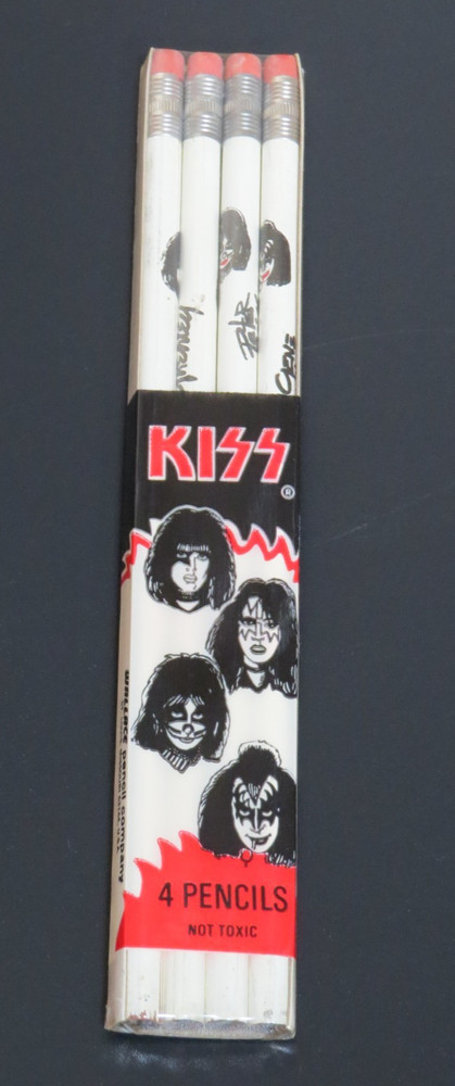 KISS VINTAGE WALLACE PENCIL SET AUCOIN 1977