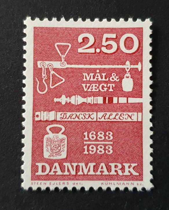 1983 DENMARK DANMARK WEIGHT & MEASURES VF MNH