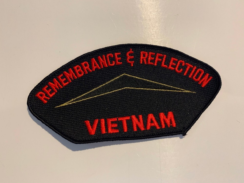 Remembrance & Reflection Vietnam patch, Vietnam war patch, military patch, NEW