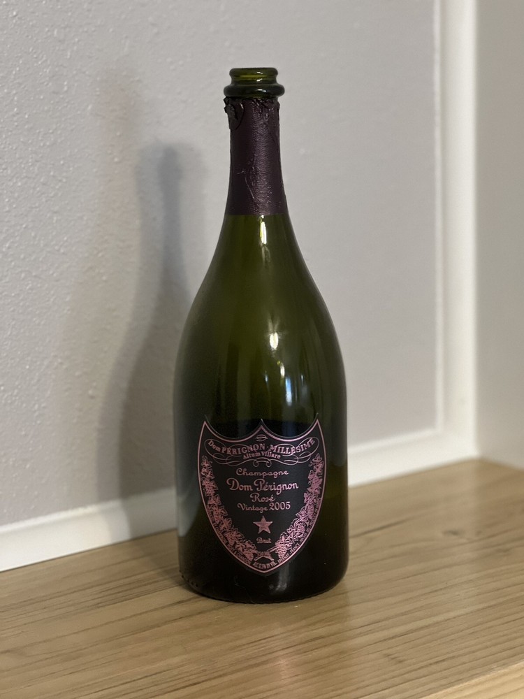 Dom Perignon Rose Champagne EMPTY