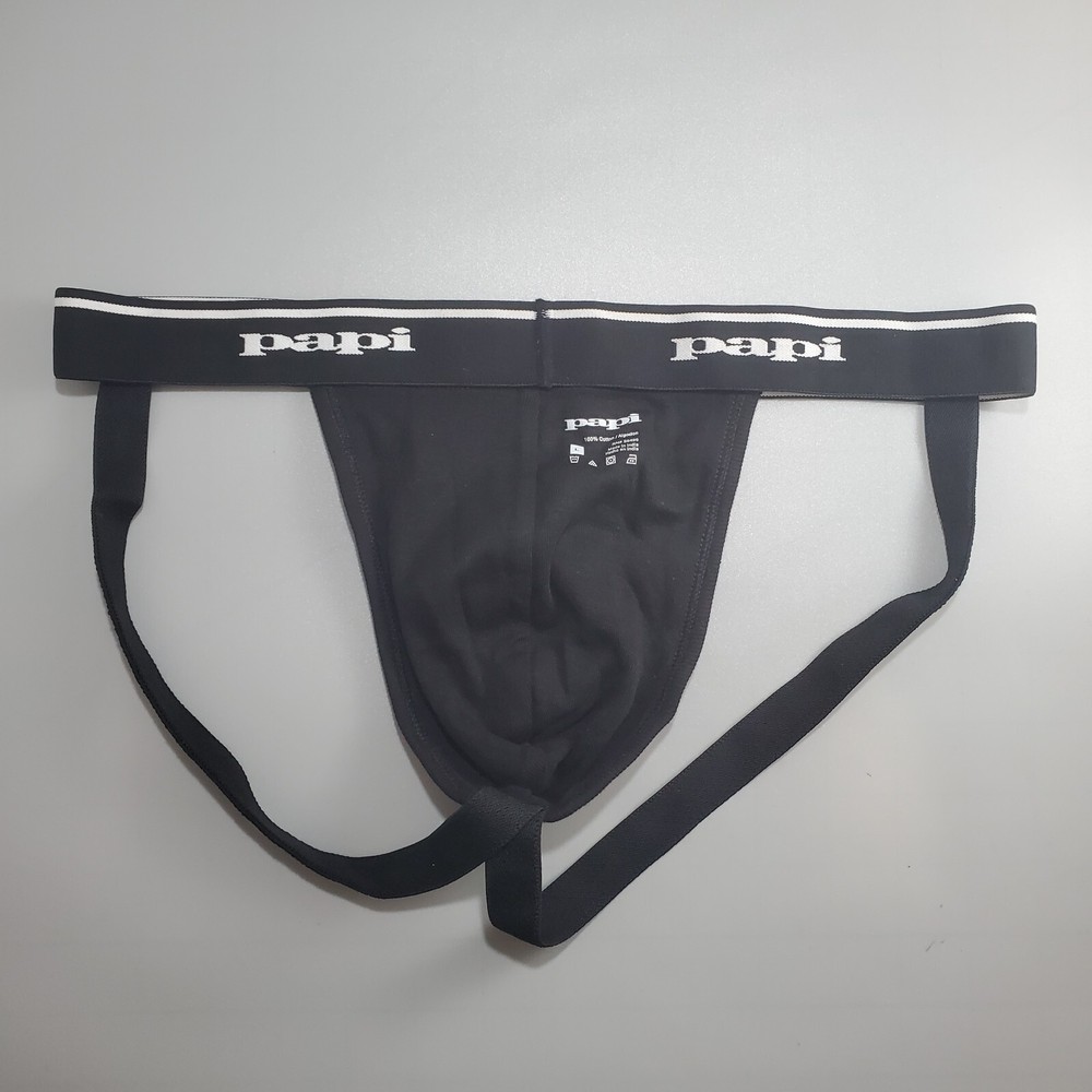 Papi Men's Jockstrap | 100% Cotton | Large