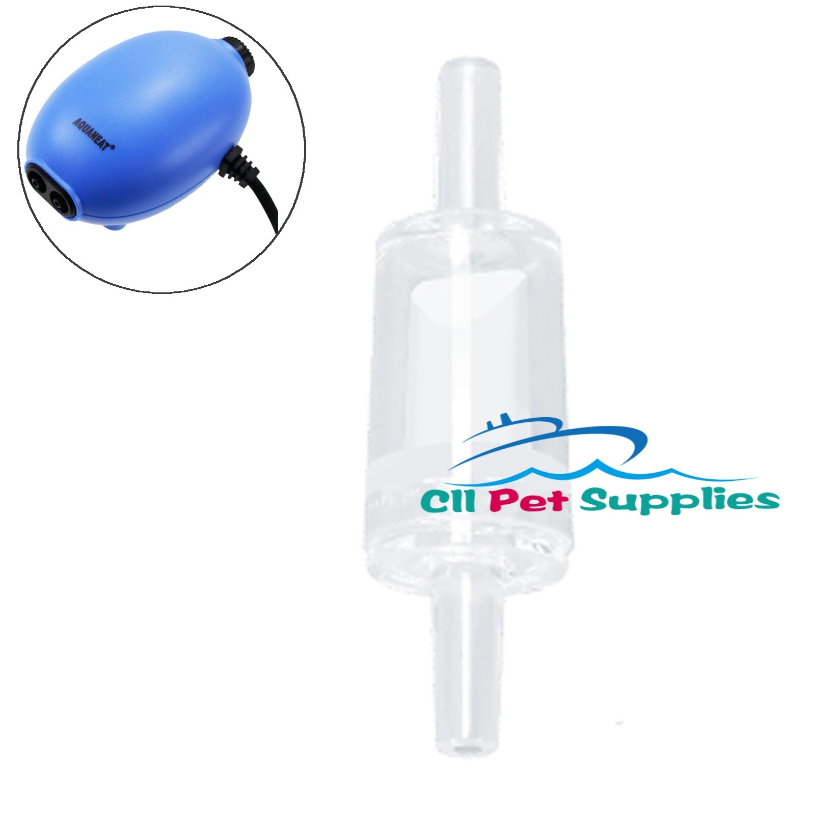 Aquarium Check Valve 10pcs One Way Non Return Valves white