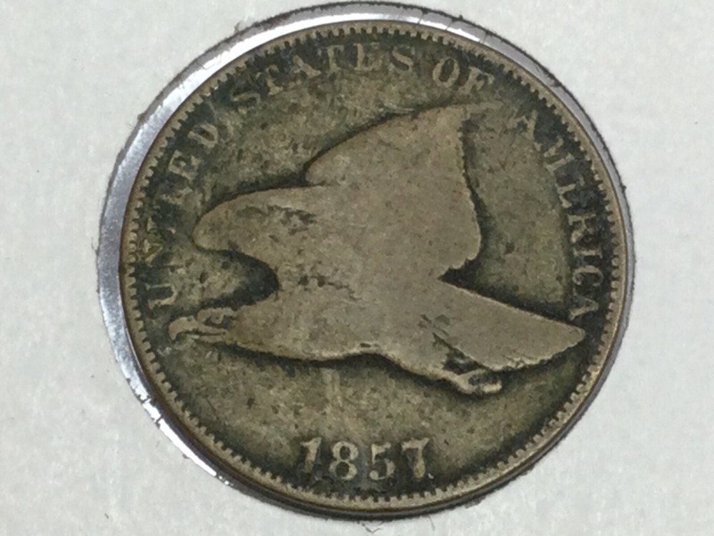 1857 Flying Eagle Cent nice coin