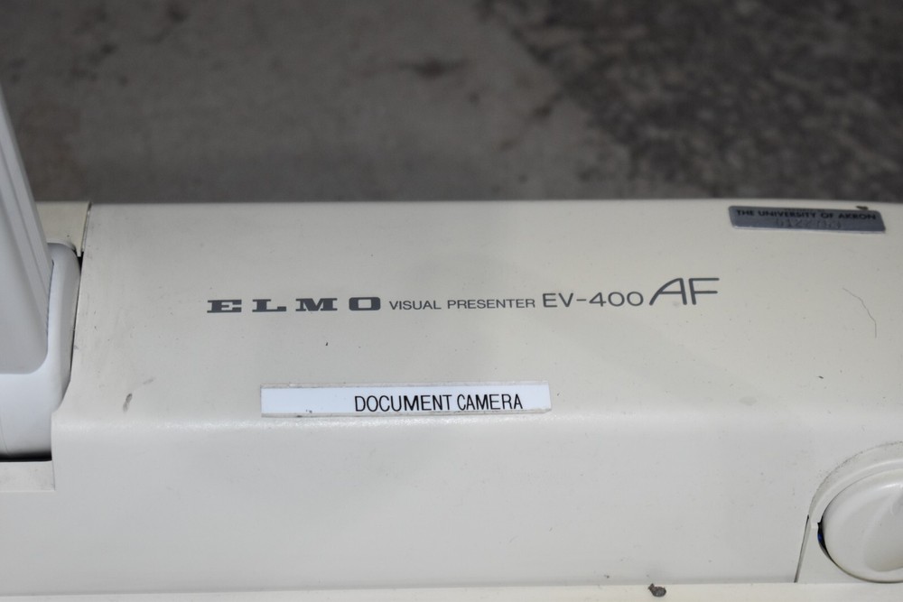 Elmo Auto Focus Overhead Visual Presenter Camera Projector Model EV-400AF
