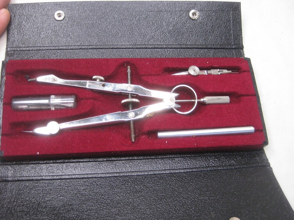 53 C 7870 vintage Germany mfg. compass drafting German tools engineer architect