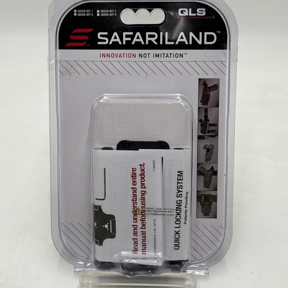 Safariland QLS 1-2 Quick Locking System Kit Platform One Size Black