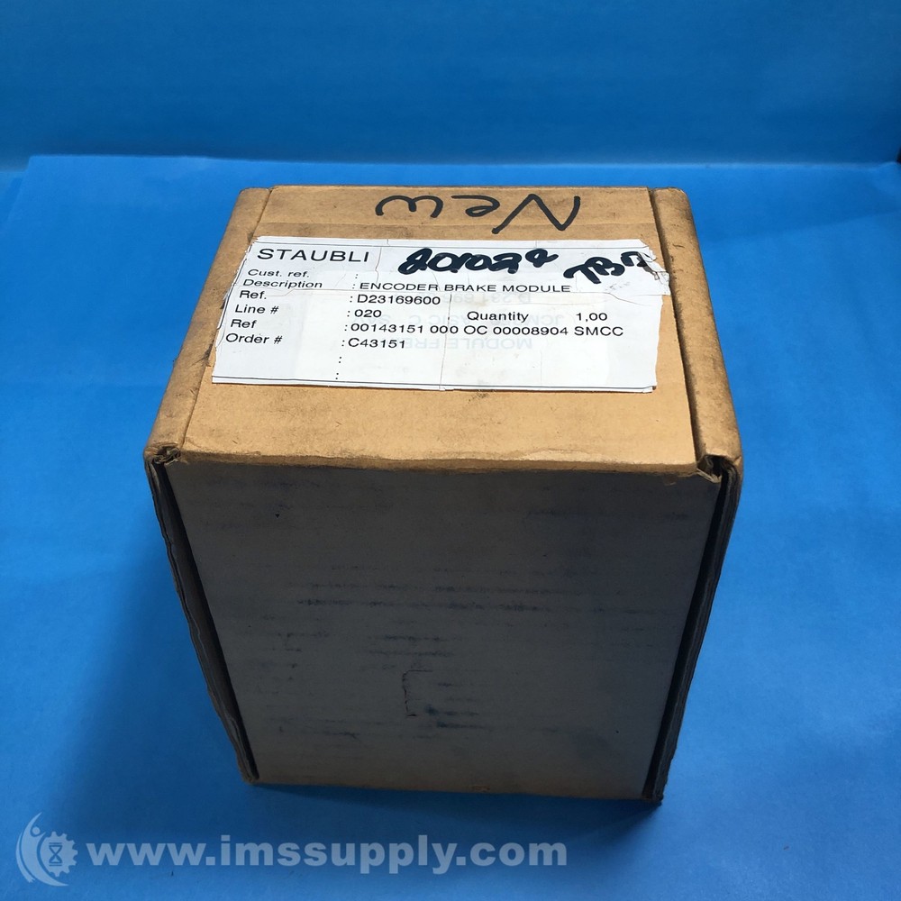 Staubli D231-696-00 Encoder Brake Module FNFP