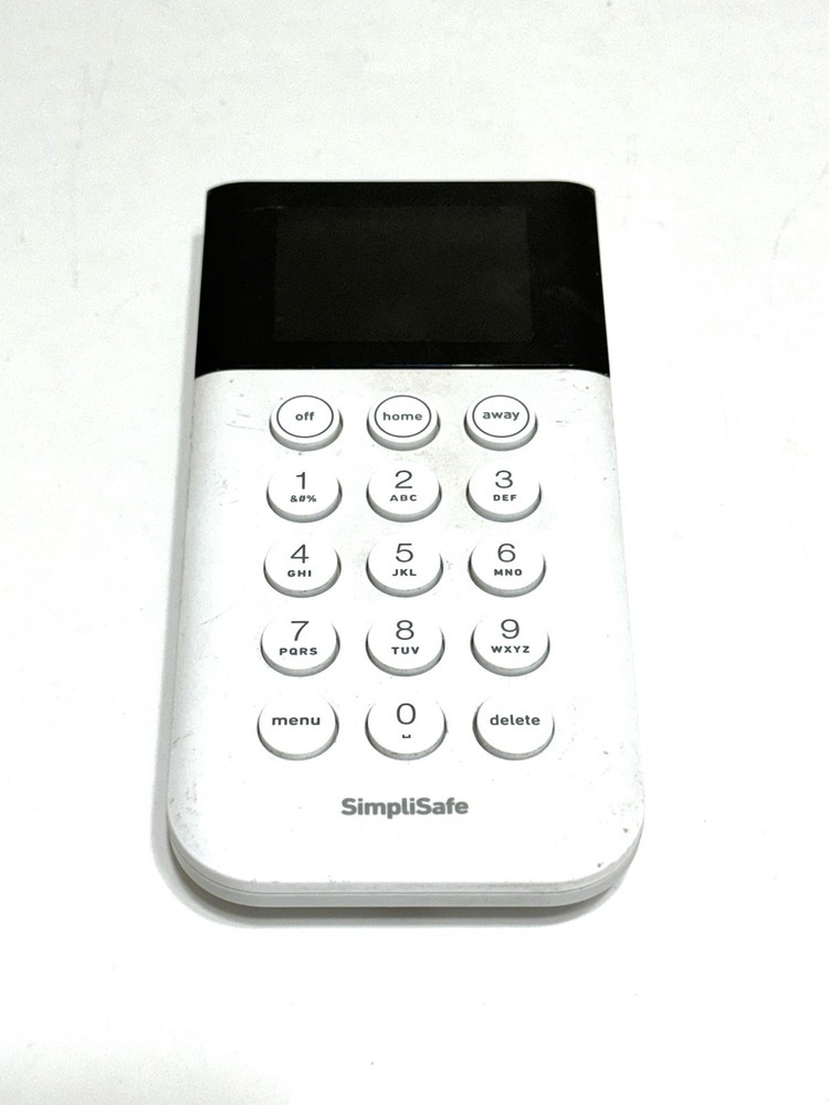 SimpliSafe SSKP3 Home Security System Keypad Remote Wireless Battery-Powered