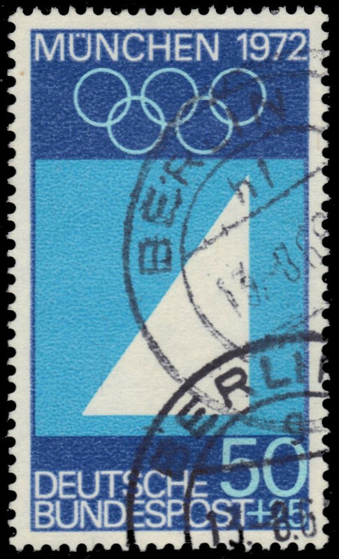 GERMANY B449 - Munich Olympics "Sailing" (pf22928)
