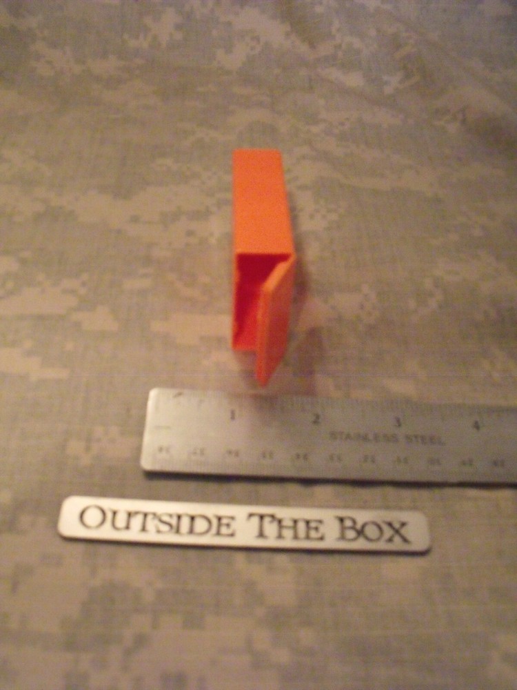 EMPTY BOX - Spark-Lite Military Survival Fire Starter BOX ONLY, HUNTER ORANGE