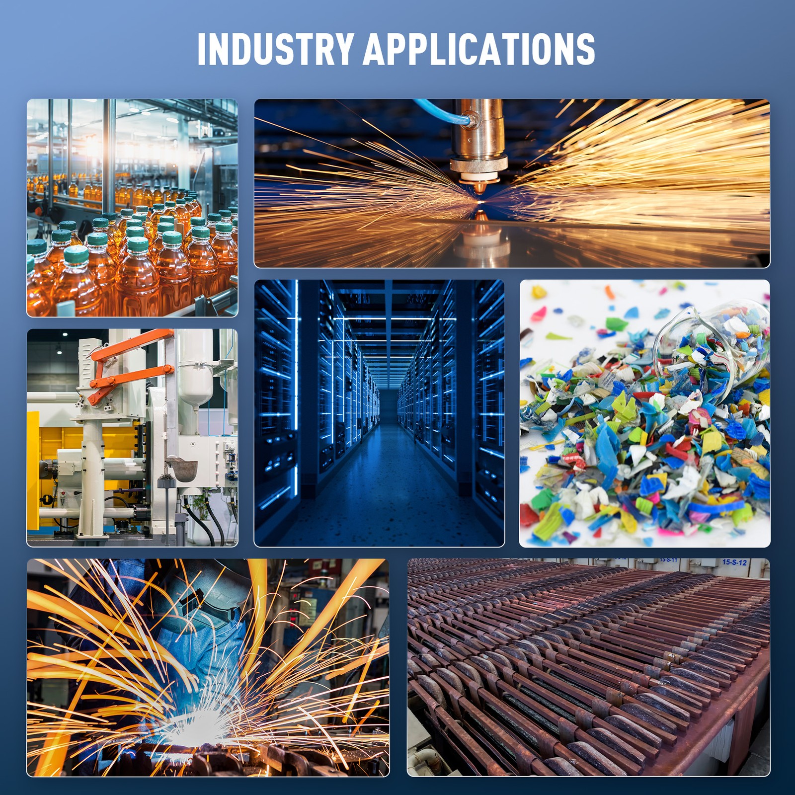 CREWORKS 5 Ton R32 Industrial Air-Cooled Chiller with 15.8 Gal Tank Capacity