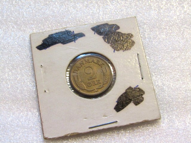 1964 Denmark 2 Ore Bronze unc Coin