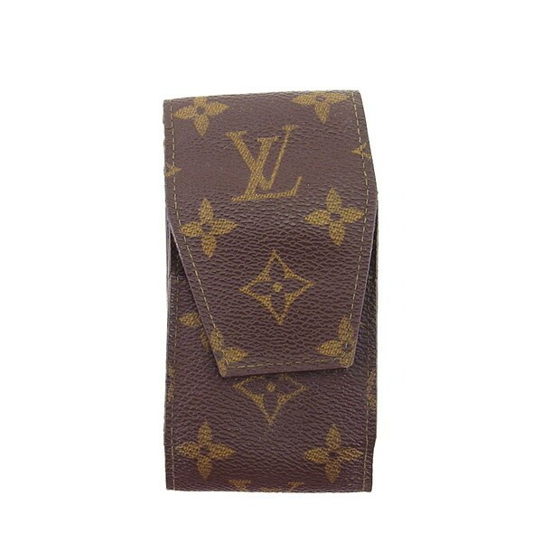 Louis Vuitton Monogram Cigarette Case Brown Used