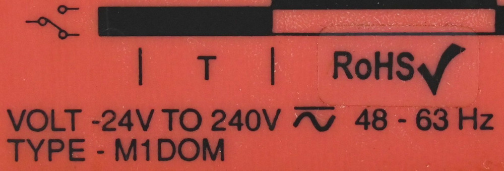 BROYCE CONTROL M1DOM MULTI FUNCTION TIME DELAY RELAY 24-240V 48-63HZ