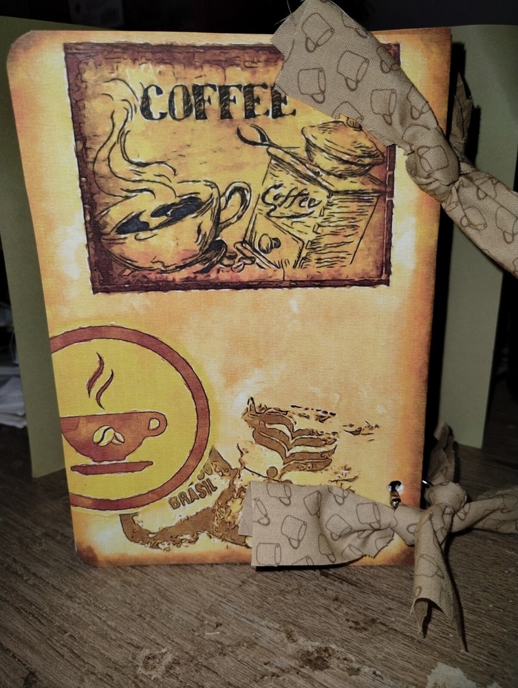 Coffee Junk Journal Scrapbook USA