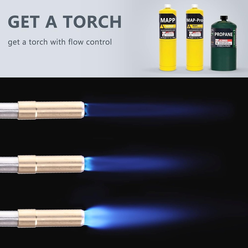 Durable MAPP/Propane Torch with Instant Ignition – For Professionals & DIYers