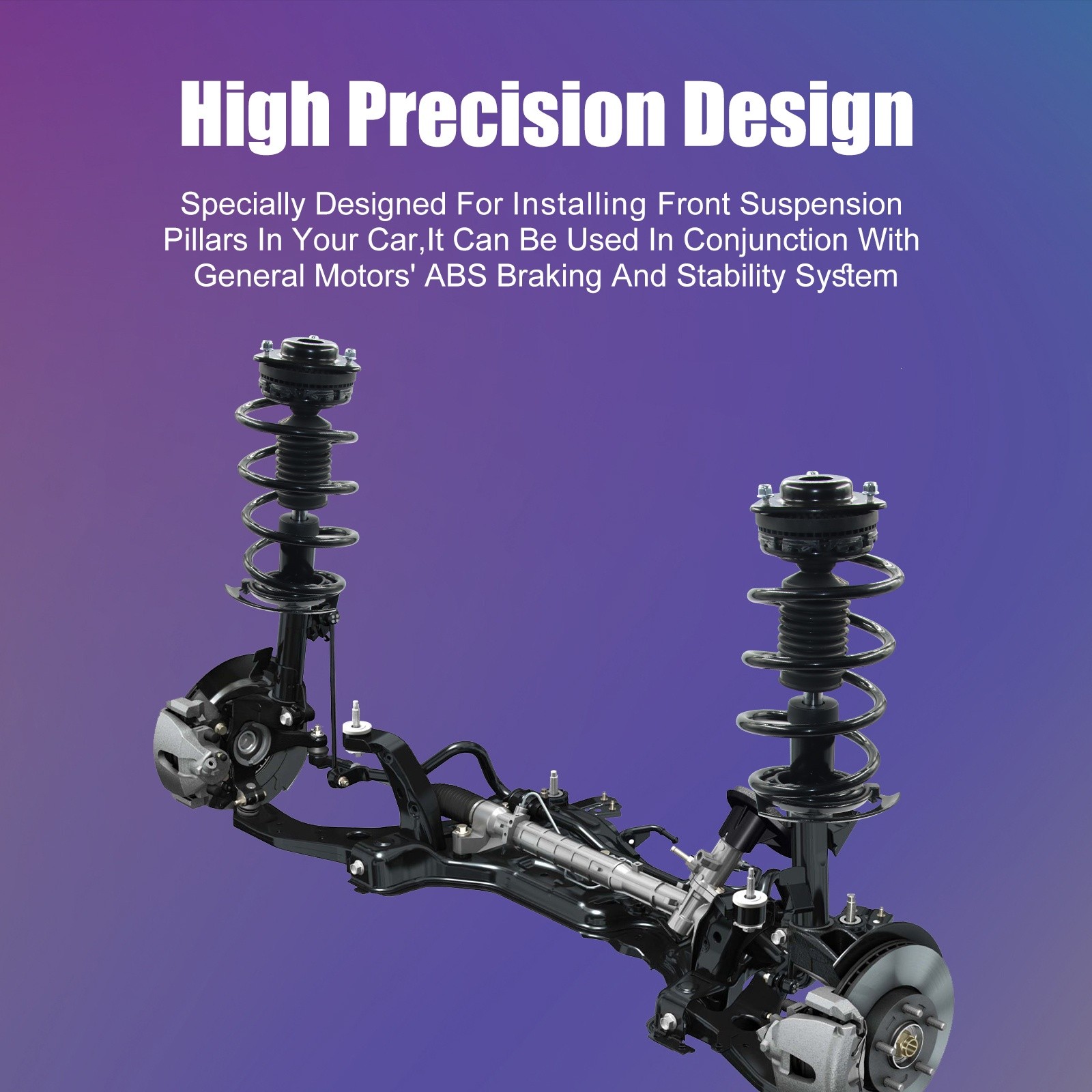 2PCS Front Shock Struts Assembly For Dodge Grand Caravan Chrysler Town & Country