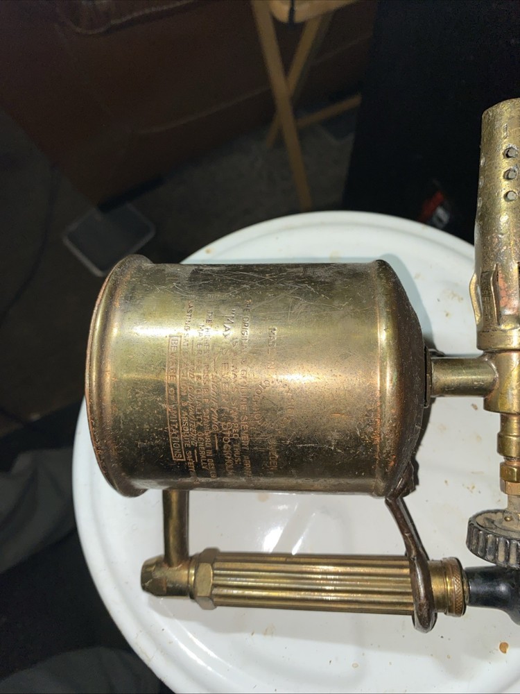vintage Max Sievert brass blow torch