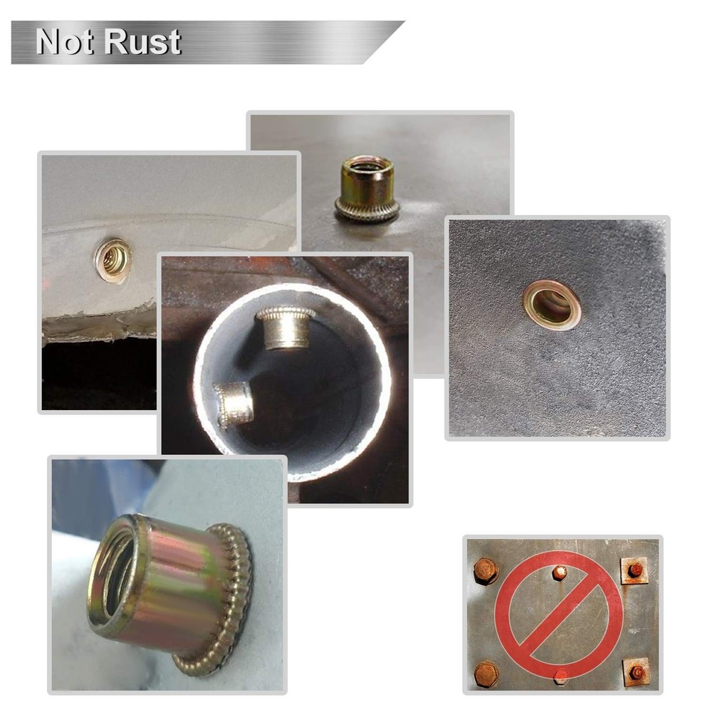 Rivet Nuts-157pcs Nutsert Kit Rivnuts Nut Sert Kits,Nutsert Assortment Carbon...