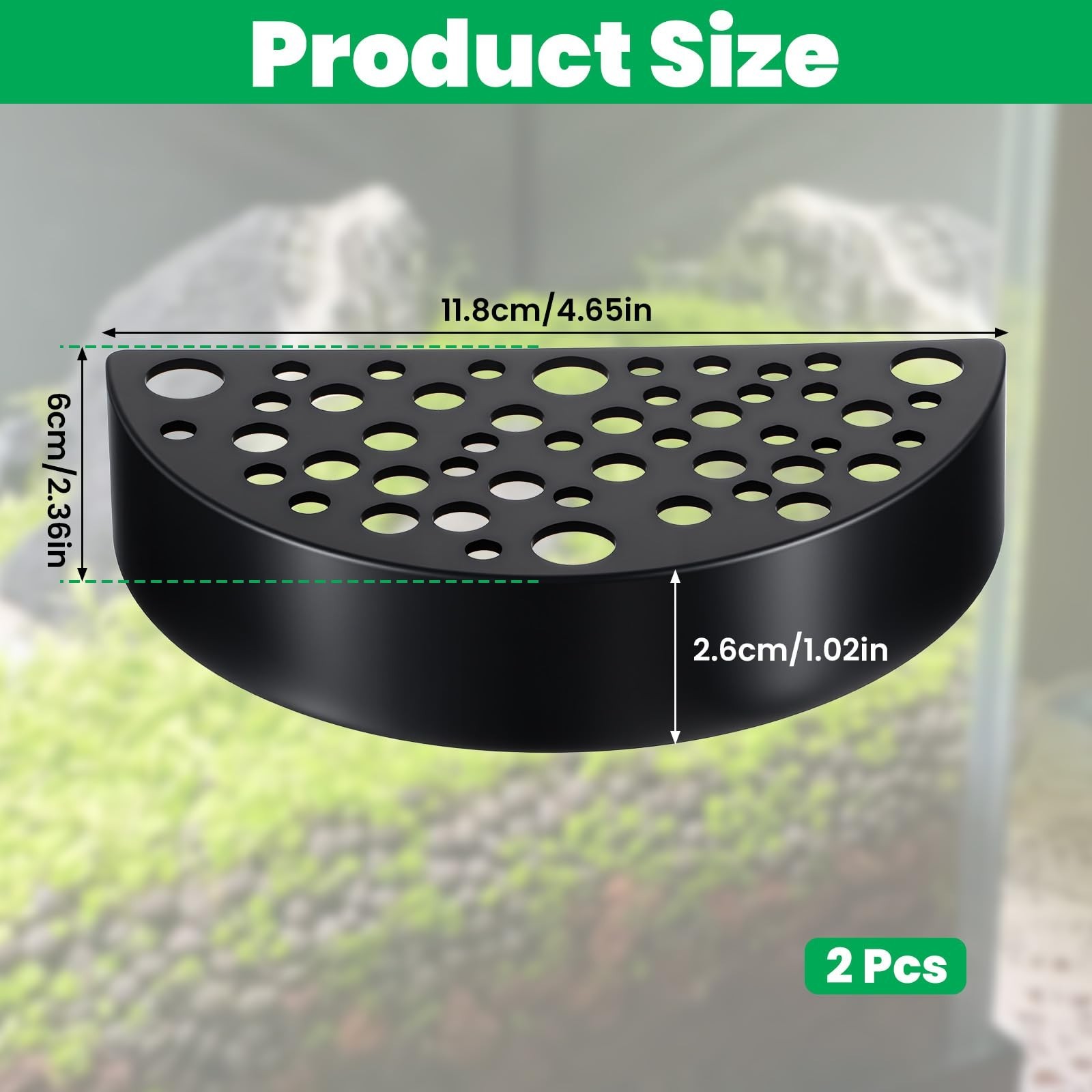 2 Pcs Shrimp Hides for Aquarium, Shrimp Breeding Caves Hideout Shelters for P...