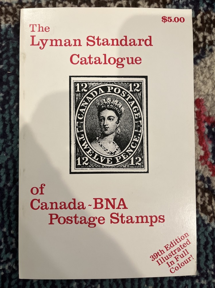 the lyman standard catalogue of canada BNA postage stamps 1984