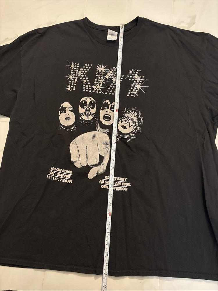Rare KISS Self Titled Artwork Tour Shirt, Size 3X