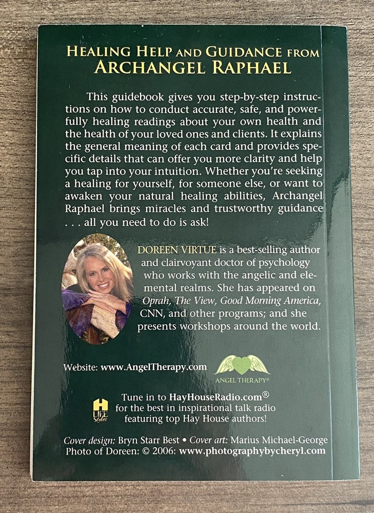 Authentic Archangel Raphael Healing Oracle 44 Cards & Guidebook