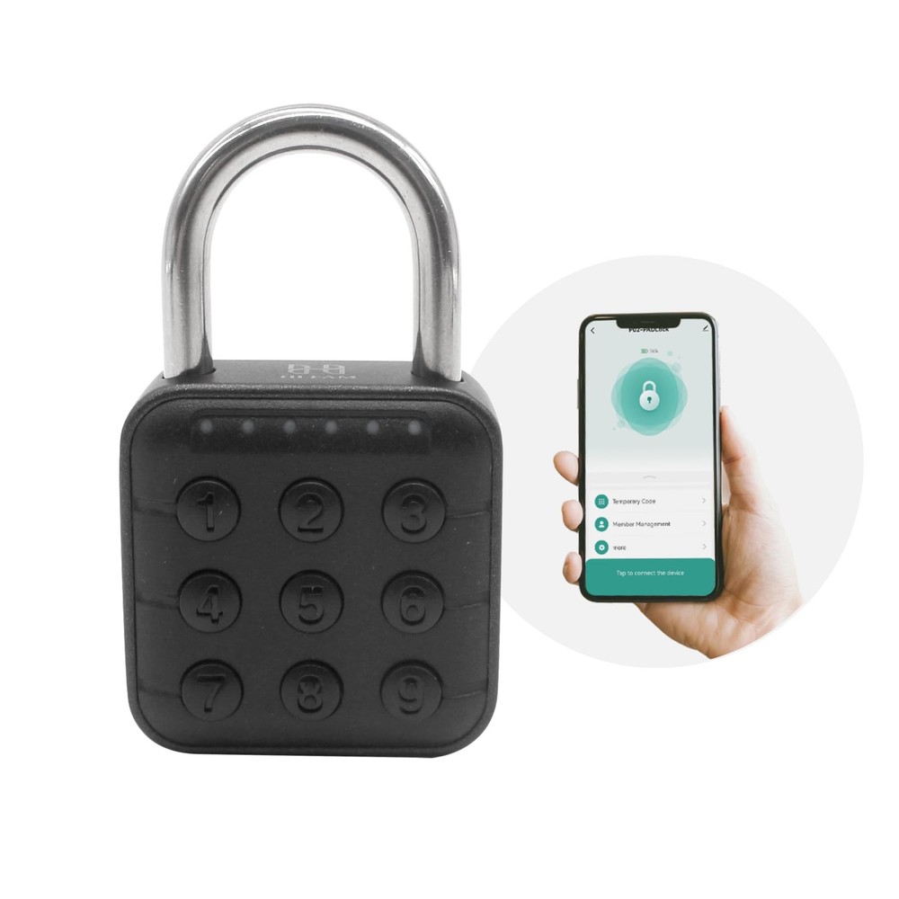 6 Digit Combination Lock for Locker, Smart Padlock, Gym Locker Lock with Code...