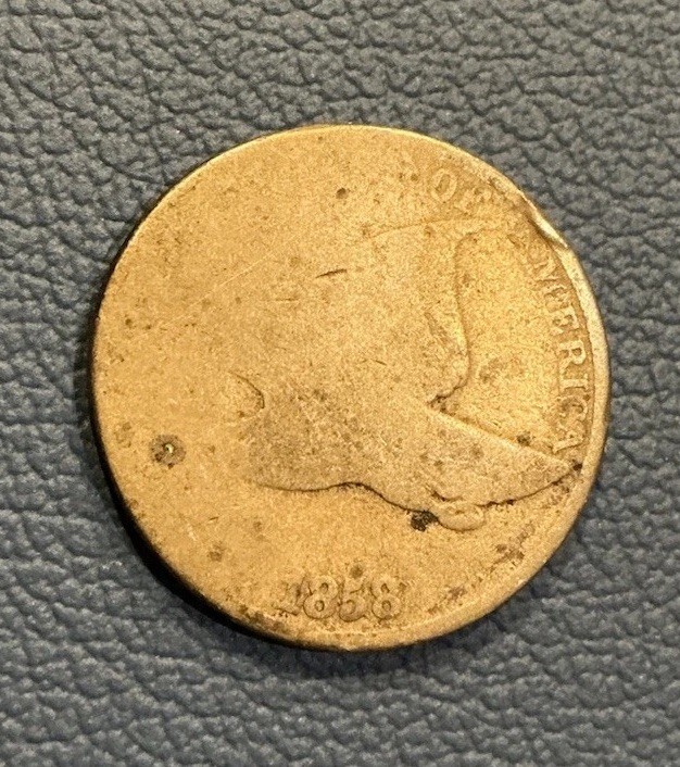 1858 Flying Eagle Cent - Early Copper Cent