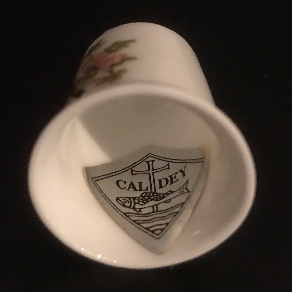 COLLECTABLE THIMBLE BIRD CALDEY CHINA 2