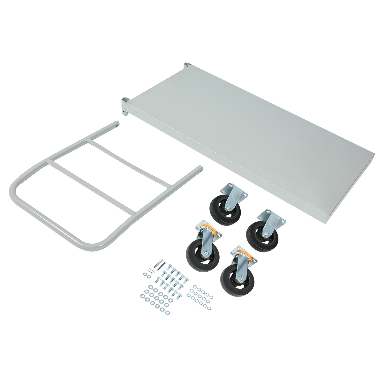 2000lb Steel Heavy Duty Platform Truck Push Dolly Flat Dolly Cart w/ Casters New