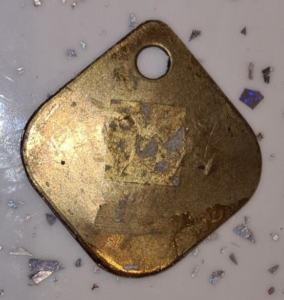 KELLINGLEY COLLIERY BRASS PIT CHECK TOKEN 707