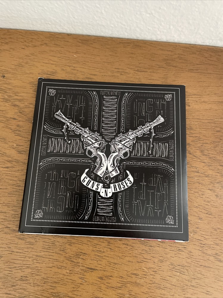 Guns N' Roses VIP Drink Coasters Plastic Record Shaped Set 2