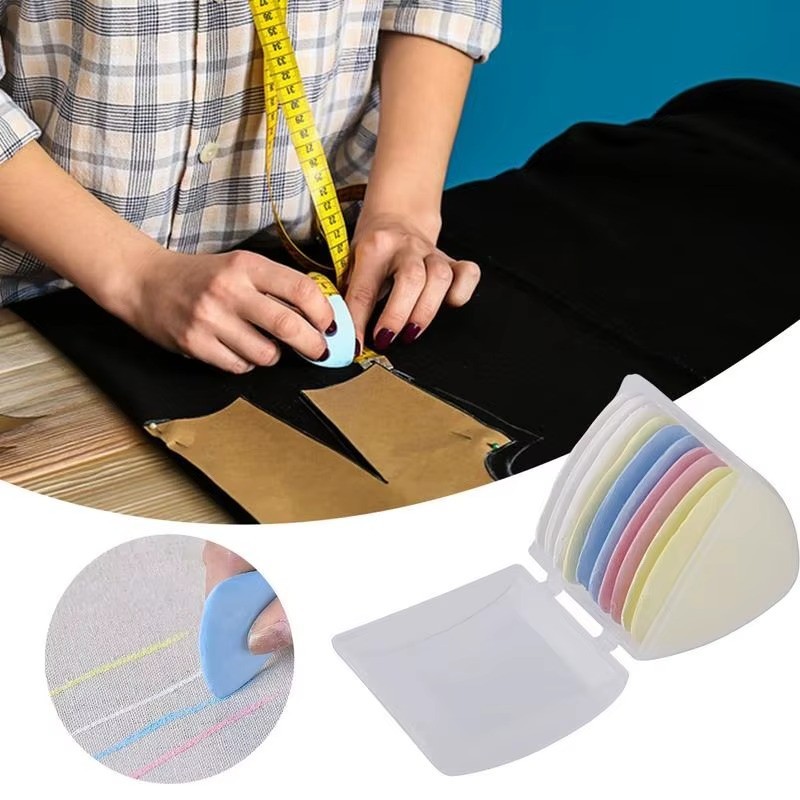 10x Triangle Tailors Chalk Fabric Chalk Dressmaker Chalk For Seam Fabric Marking