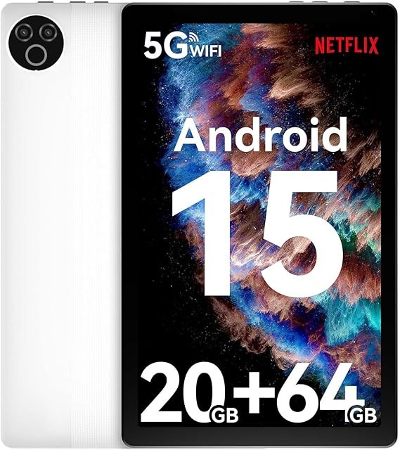10.1 inch Android 14 Tablet 20+64GB Touchscreen Hexa-core Processor Wi-Fi IPS