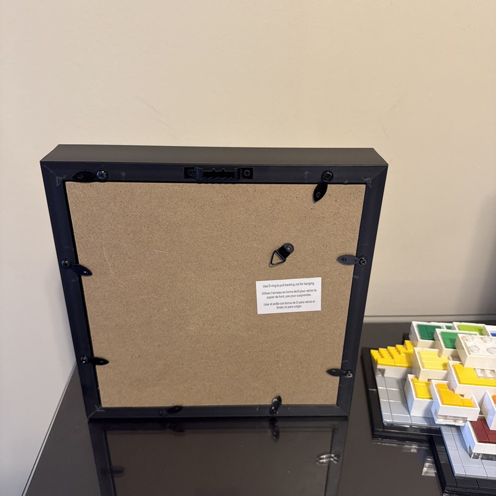 Custom 8”x8” Shadow Box Display For Extra and Spare LEGO Bricks