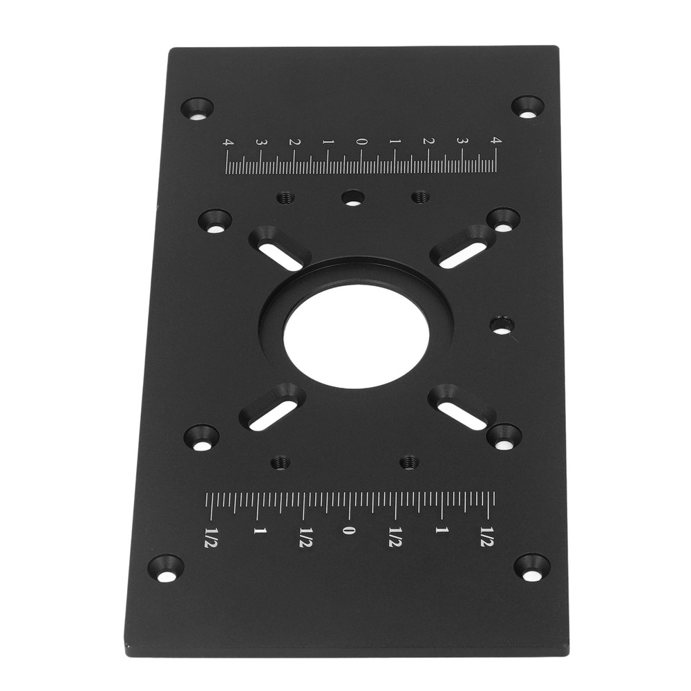 Router Table Insert Plate Lift System Base Board Accessory For Woodworking Black