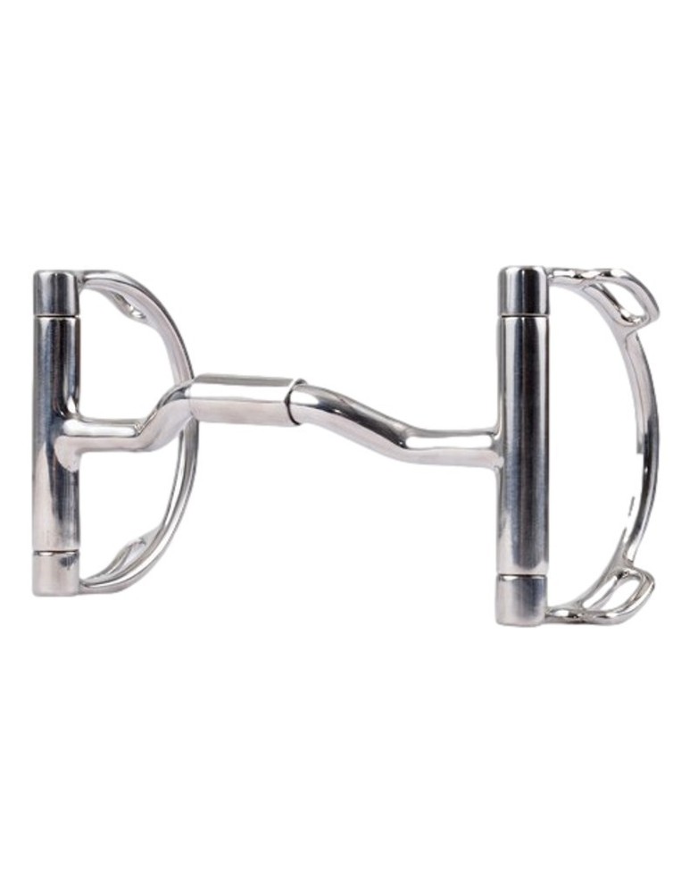 Diamond R Bit D-Ring Ported Barrel Average Horse Silver E102