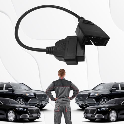 OBD1 Scanner, OBD1 to OBD2 GM Adapter, OBD 1 Scanner Cable Code Reader Black