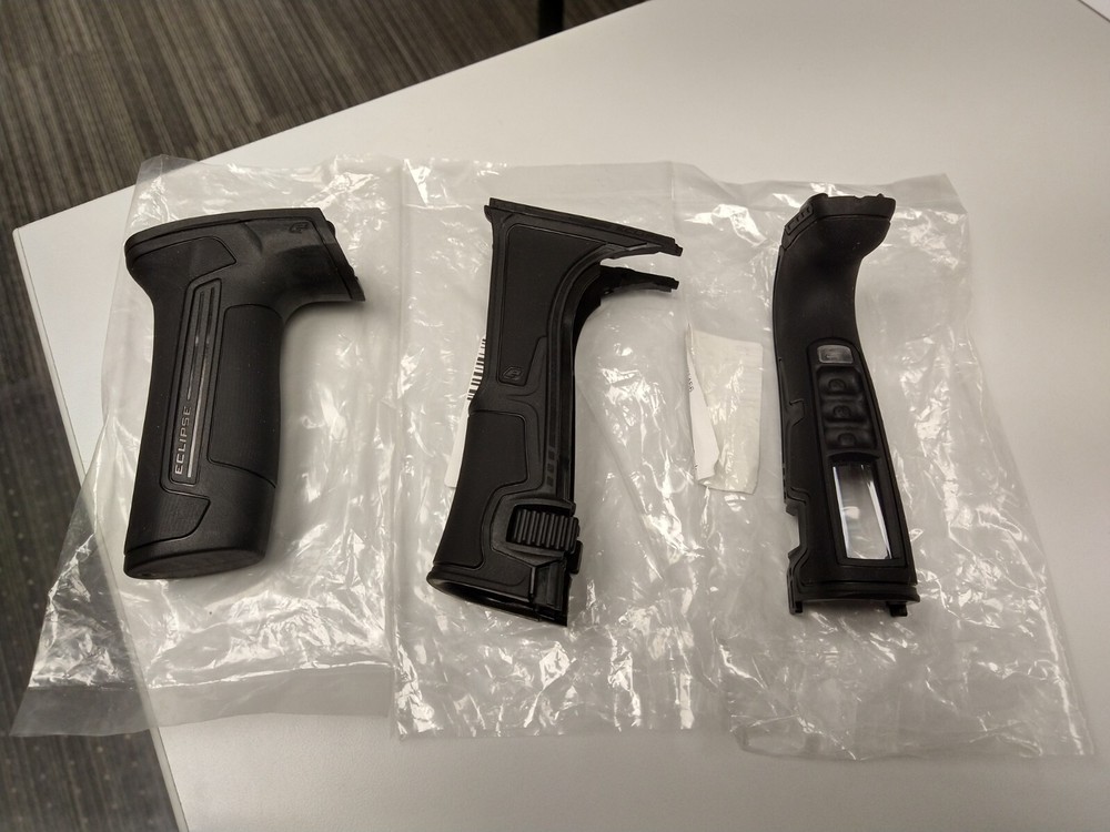 Planet Eclipse CS3 Grip set - Black (OEM)