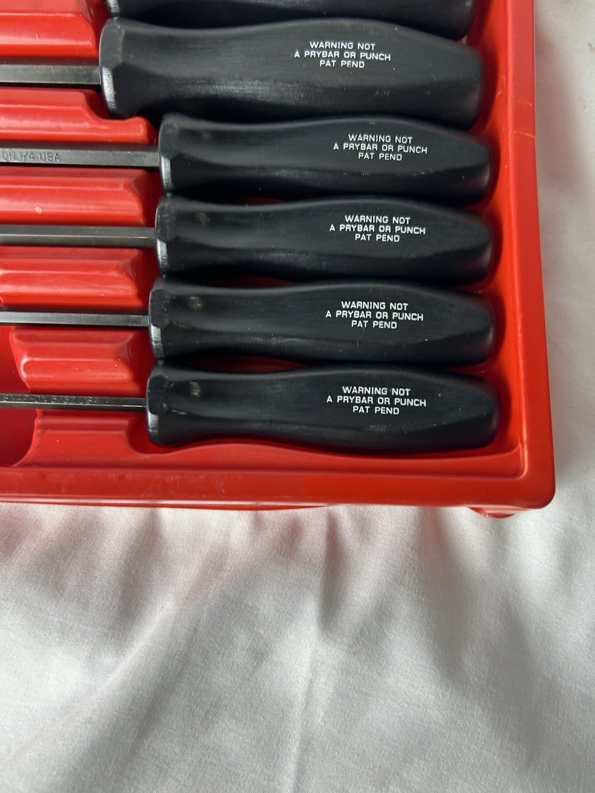 RARE Snap-On Hex Allen Wrench Set SDA5B-SDA24B Black Handles 13 Piece