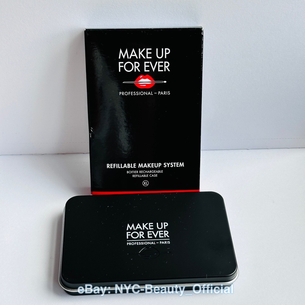 3 x MAKE UP FOR EVER Mirrored Refillable Empty Case Makeup Palette XL